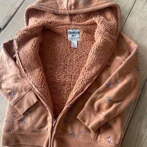 OshKosh B'gosh Tan Fleece Jacket Youth 8/8A